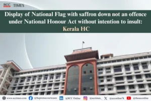 Intention to insult National Flag