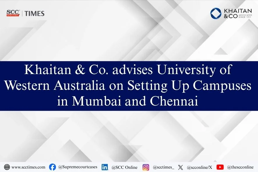 Khaitan & Co University of Western Australia