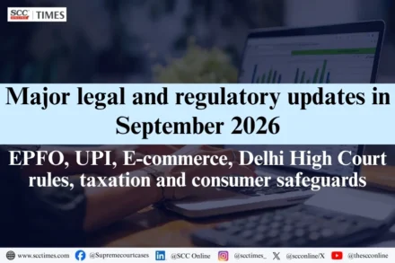 Legislation Roundup September 2026