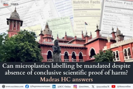 Mandatory disclosure of microplastics