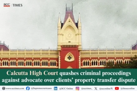 Quashing of FIR against advocate
