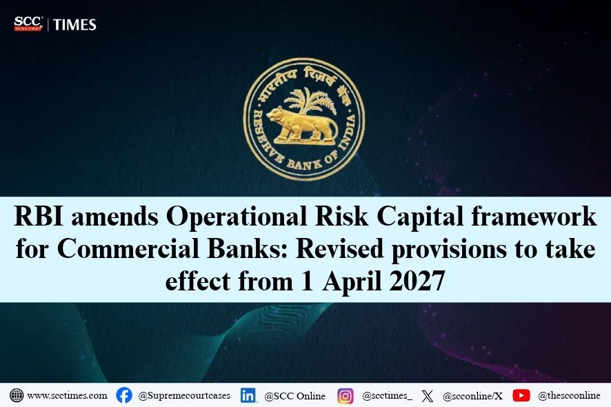 RBI Operational Risk Capital Amendments 2026