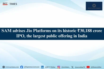 SAM advises Jio Platforms IPO