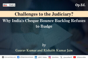 Section 138 cheque bounce backlog