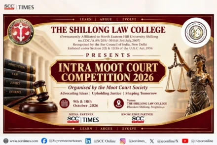Shillong Law College Intra Moot Competition 2026
