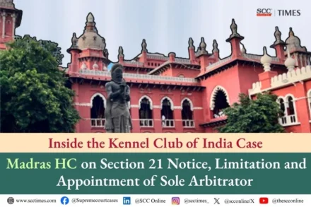 Sole Arbitrator Justice T S Sivagnanam Kennel Club India