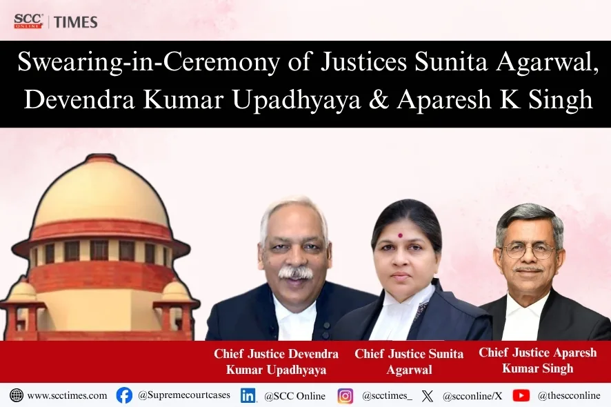 Supreme Court Judges Take Oath