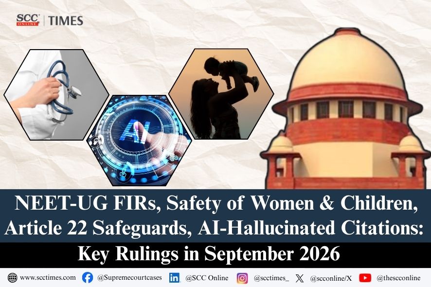 Supreme Court: September 2026 Rulings Cover Constitutional Rights, Criminal Law, AI Citati
