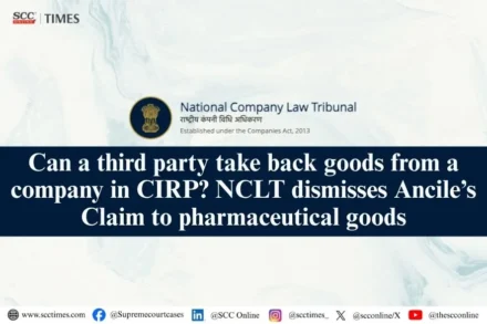 Third-party claim over goods in CIRP