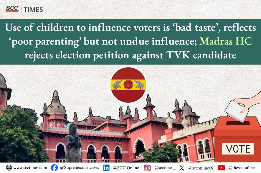 Use of children in election campaigns