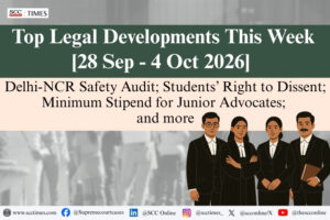Weekly Legal Developments India