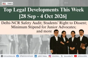 Weekly Legal Developments India