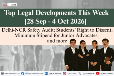 Weekly Legal Developments India