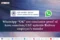 WhatsApp OK not proof of leave