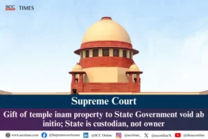 gift of temple inam land