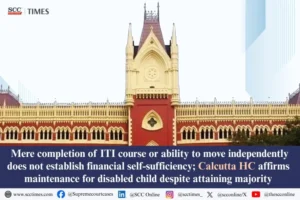 maintenance for major child with physical disability