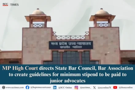 minimum stipend for junior advocates