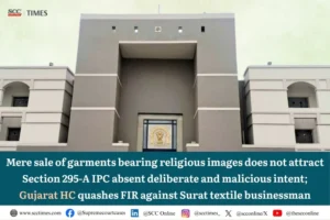 religious images on garments sale FIR