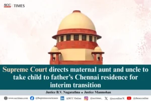 transition of child to father's custody