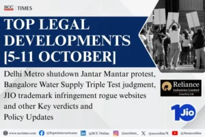 weekly Legal Developments India